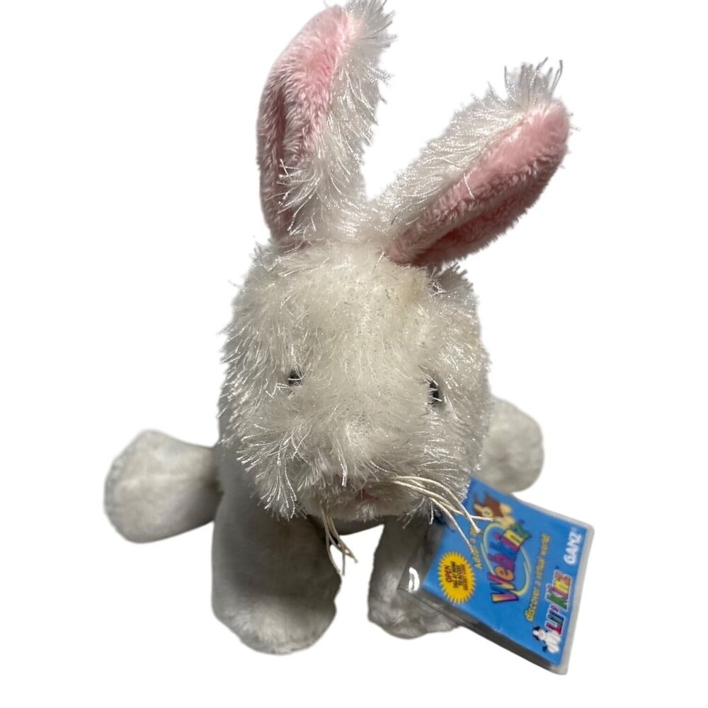 Webkinz Rabbit Plush Lil Kinz Ganz Sealed Code HS078 Collectible Easter